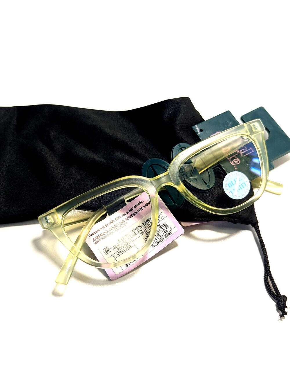 Wild Fable Blue Light Filtering Glasses For Screen Use Recycled Plastic With Bag